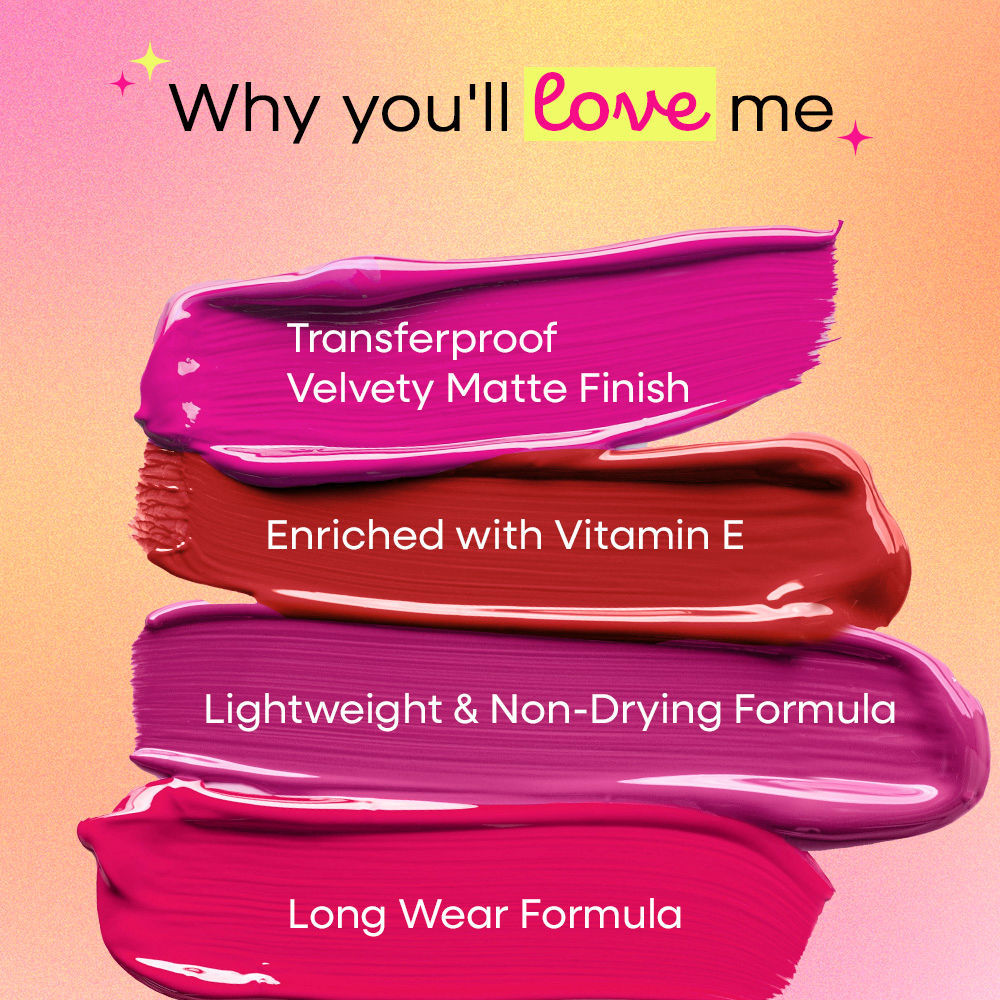 Nykaa Matte To Last ! Liquid Lipstick Kashi 19
