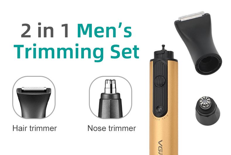2-in-1 USB Nose Hair Trimmer and Shaver