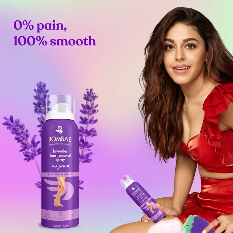 Bombae Shaving Company Hair Removal Spray | Lavender - 200g