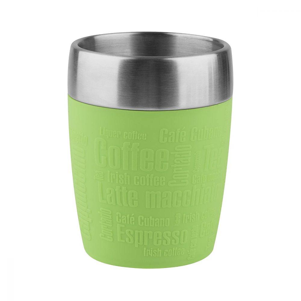 Tefal Stainless Steel Travel Cup, Lime, 200ml