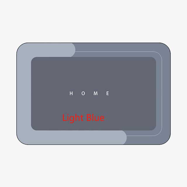 Waterproof Rectangular Bath & Kitchen Entrance Mat - Durable, Non-Slip, Easy to Clean (50x80cm)