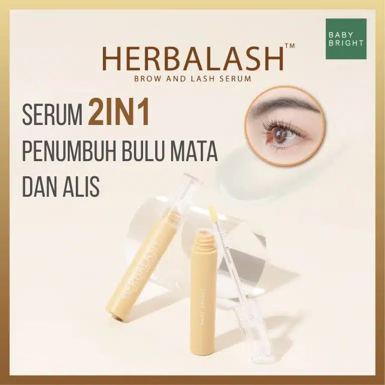 HERBALASH BROW AND LASH SERUM 3G BABY BRIGHT (M)