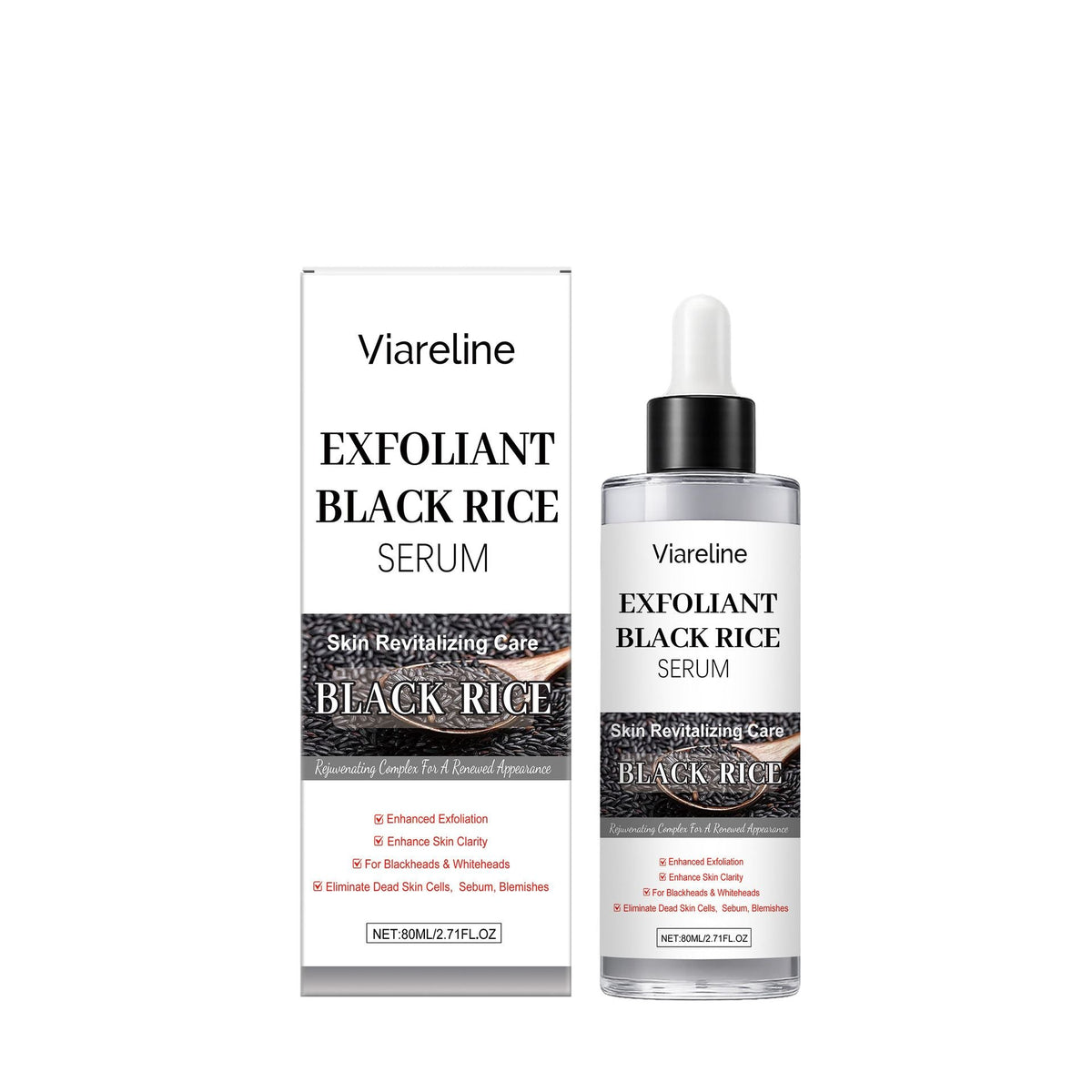 Black Rice Exfoliating Essence Pore Cleansing Serum 80ml