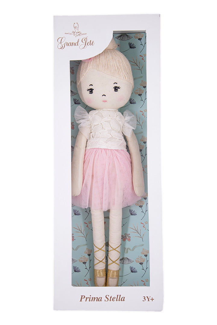 Prima Ballerina Stella Doll – Handmade Cotton Ballet Doll for Kids