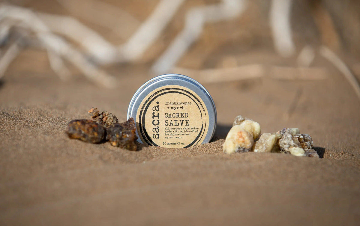 SACRED SALVE WITH FRANKINCENSE + MYRRH