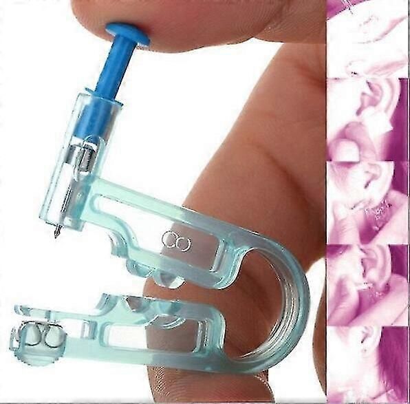5pcs Disposable Ear Piercing Guns Painless Sterile Puncture Ear Piercer Machine Earrings Studs Ear Body Jewelry Piercing