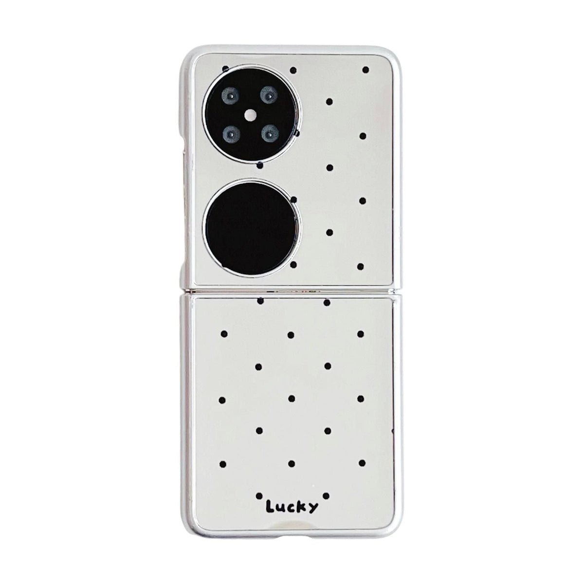 Mirror Polka Dot PC Case For Huawei Pocket 2