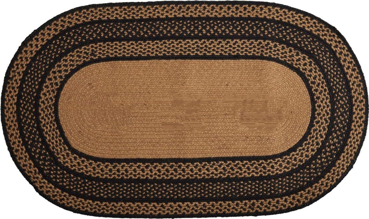 AIESY® Beautiful Reversible Braided Farmhouse Area Striped Rug