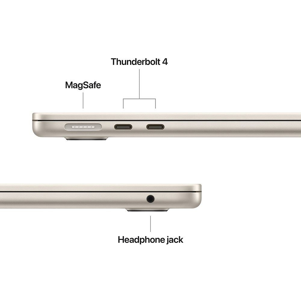 Apple MacBook Air 13-inch M4 (2025), 512GB SSD, Liquid Retina Display, macOS Sequoia,  English Keyboard, Starlight