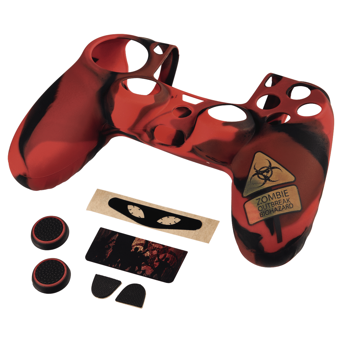 HAMA 54494 Hama "Undead" 7in1 accessory set for the Dualshock 4 controller of the PS4 / Slim / Pro