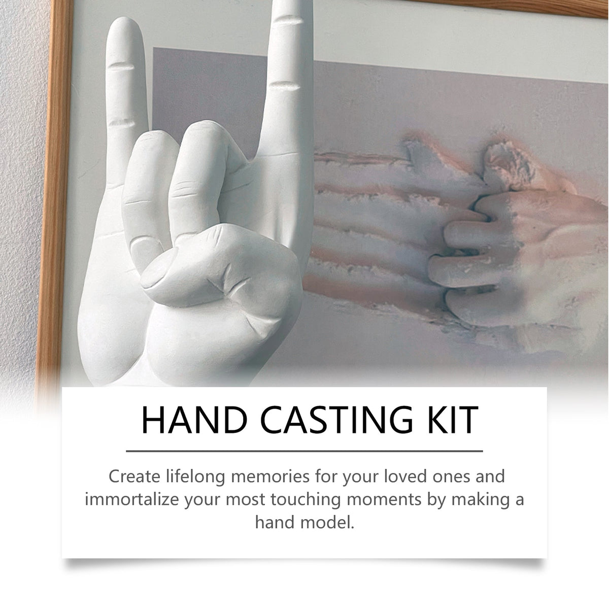 Create Stunning Handwork 3D Hand Casting Kit, DIY Home Crafts, Memorable Gifts ,1set