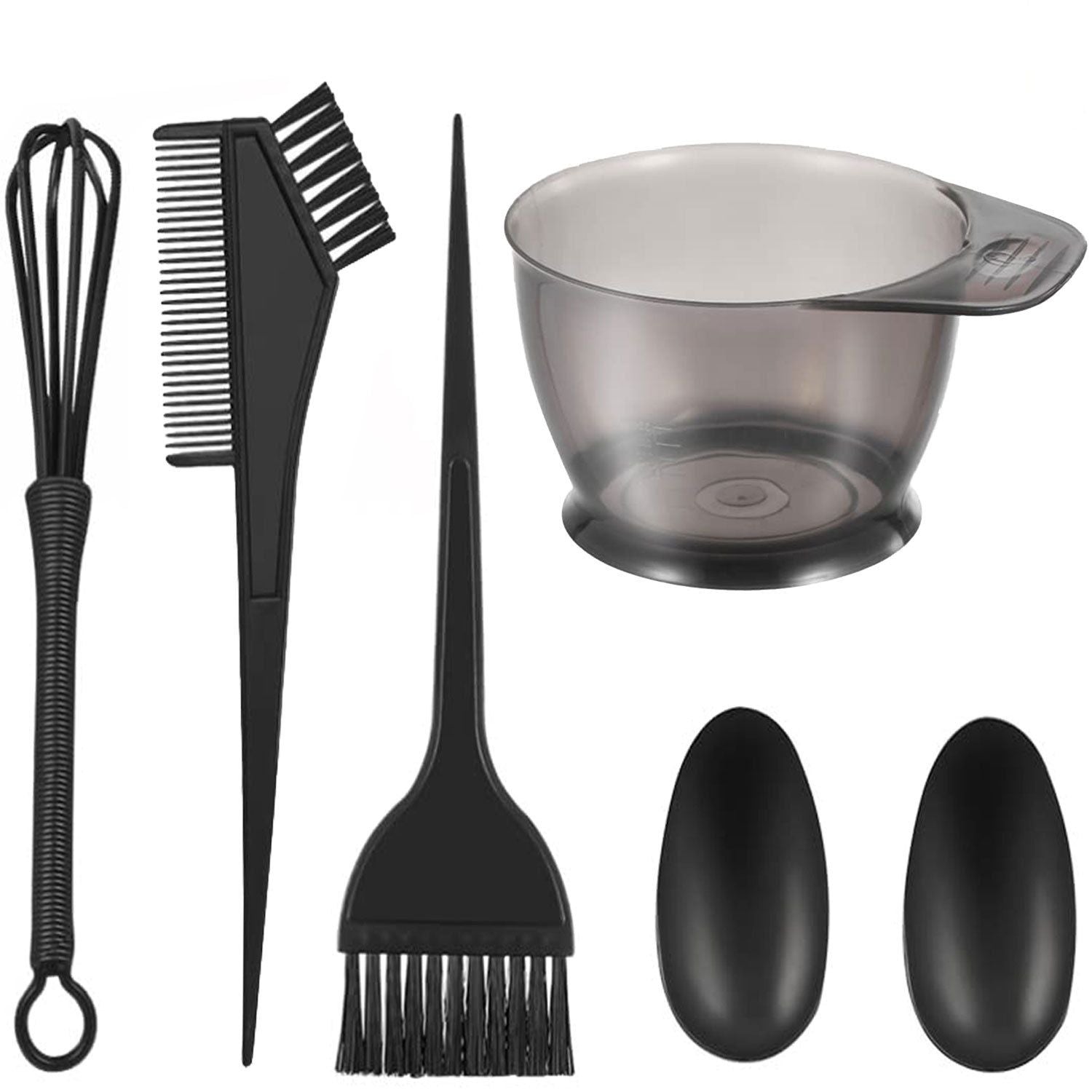 5Pcs Hair Dye Coloring Kit with Bowl, Brush & Comb