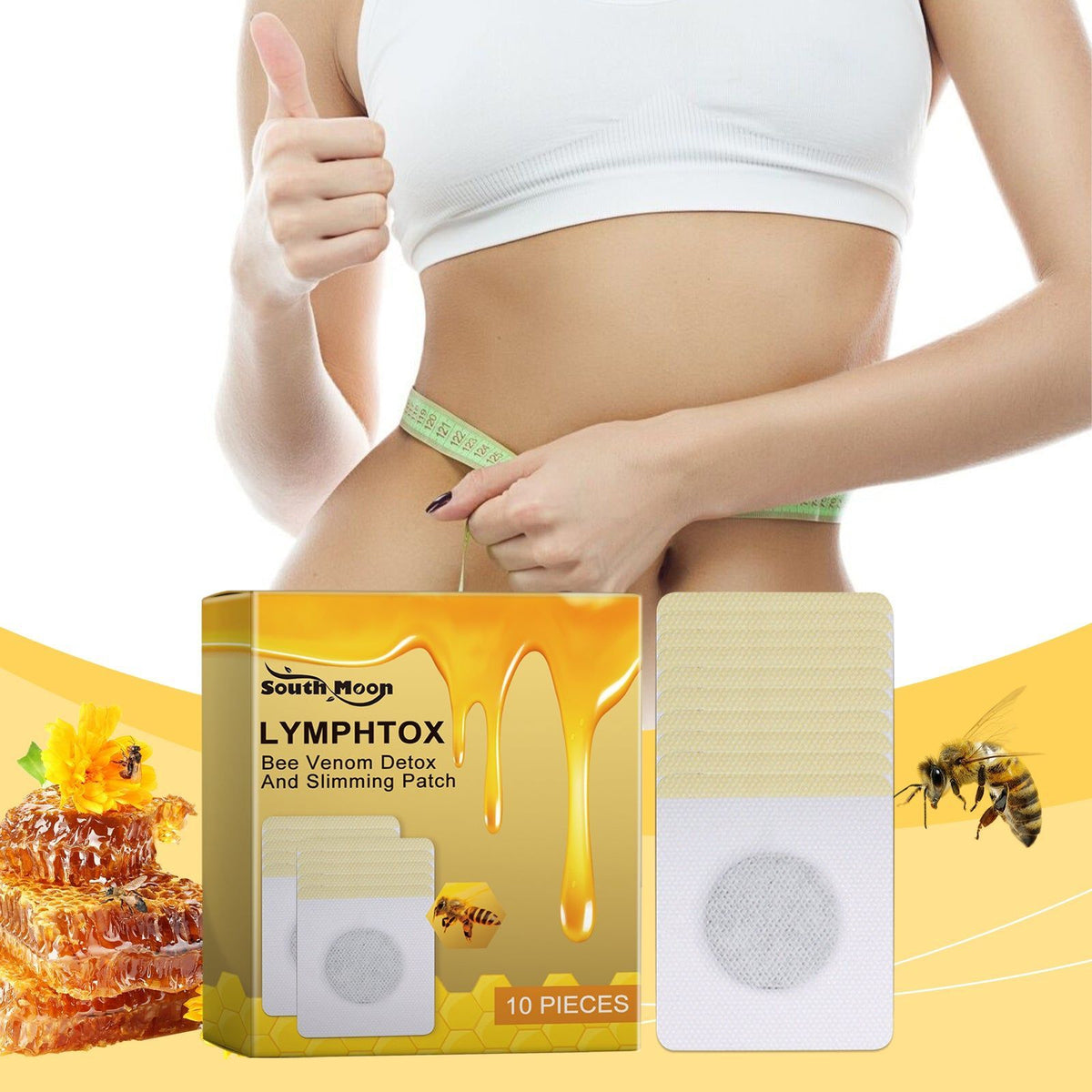 Bee Venom Slimming Patch for Body Shaping, Fat Burner, Natural Metabolism Booster ,10pcs