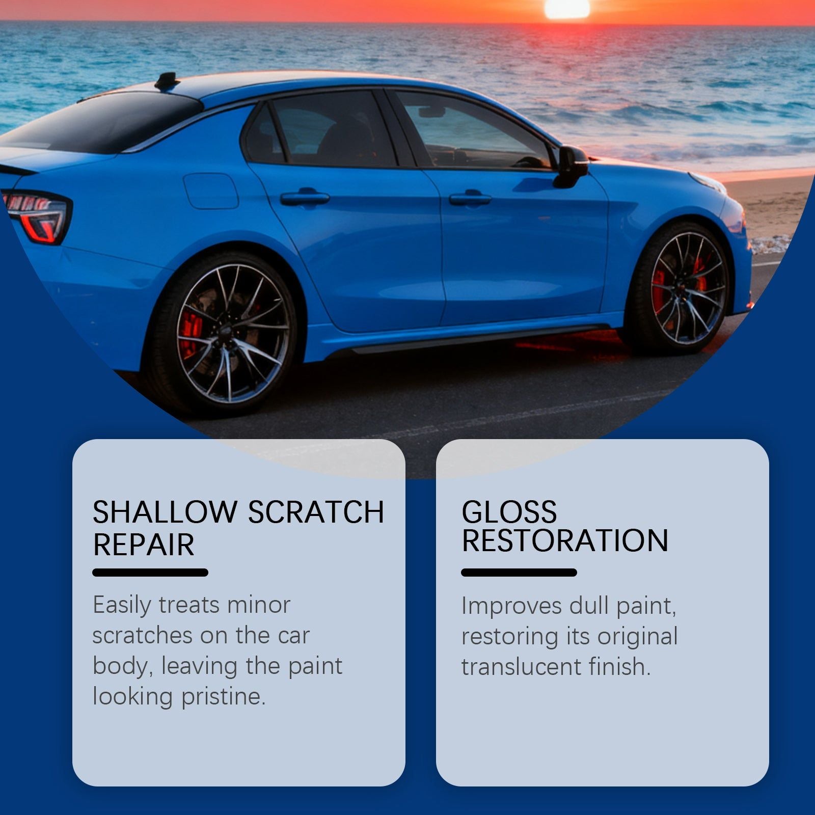 Car Care Scratch Repair Spray, Easy Shine & Gloss Protection, Wear-Resistant ,100ml