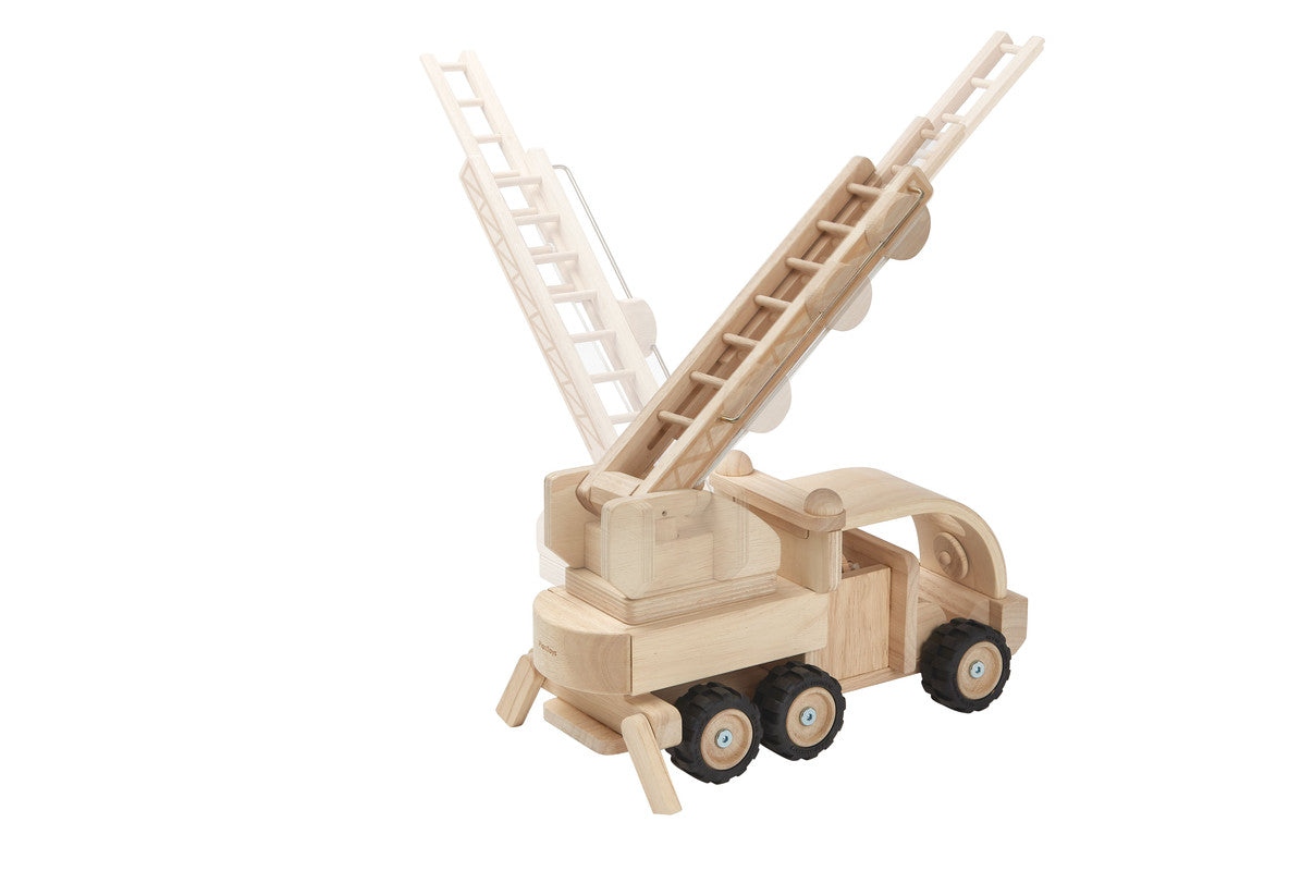 PlanToys Fire Truck — Wooden Toy Vehicle