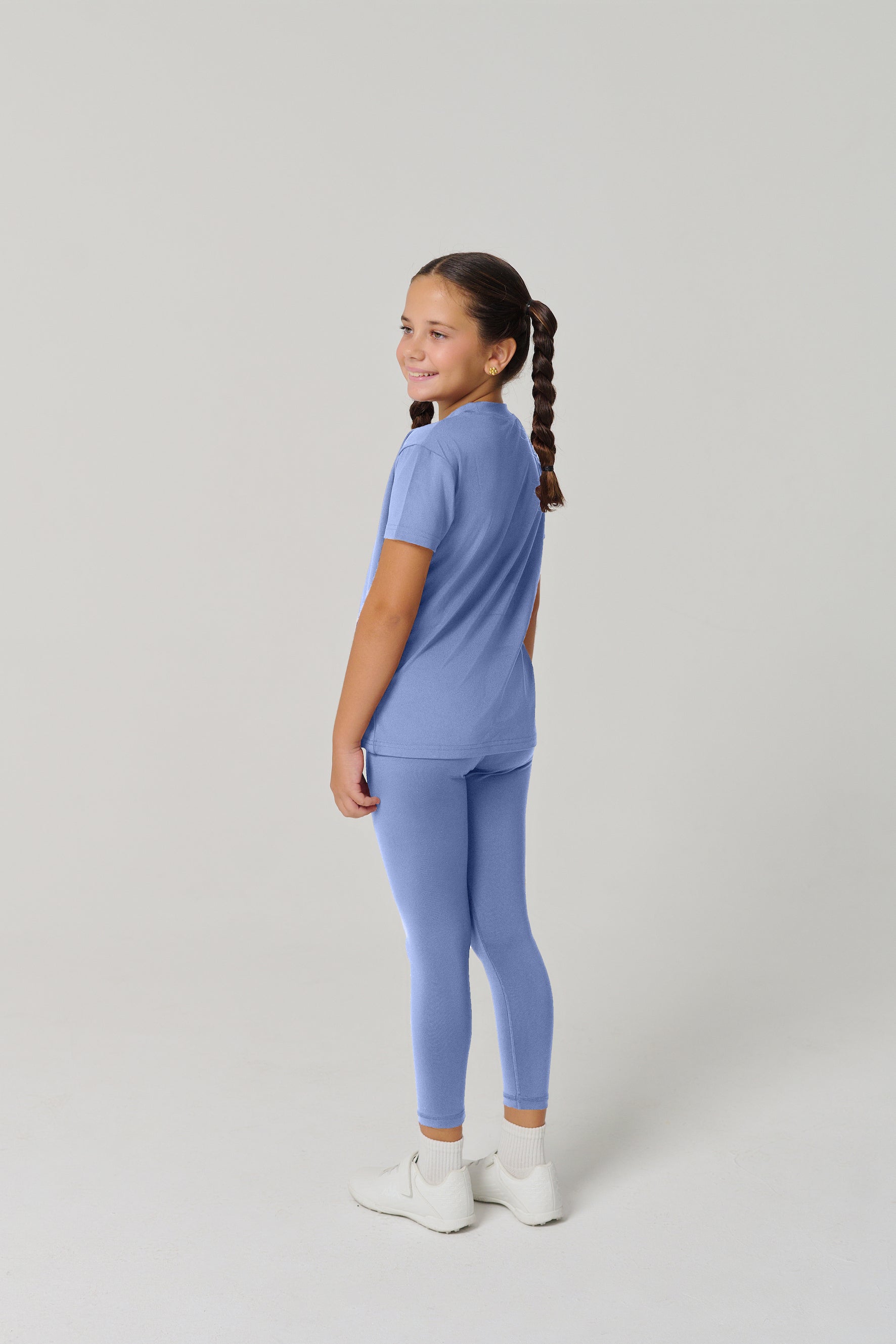MULU Classic Kids Leggings - Light Blue