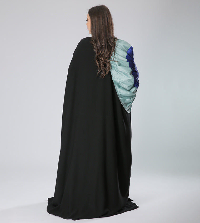 MOiSTREET Frill Flower Abaya