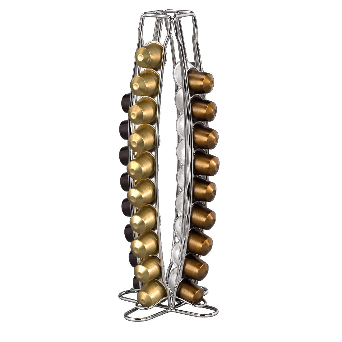 Xavax 111079 "Torre" Coffee Capsule Stand-Nespresso, 40Caps