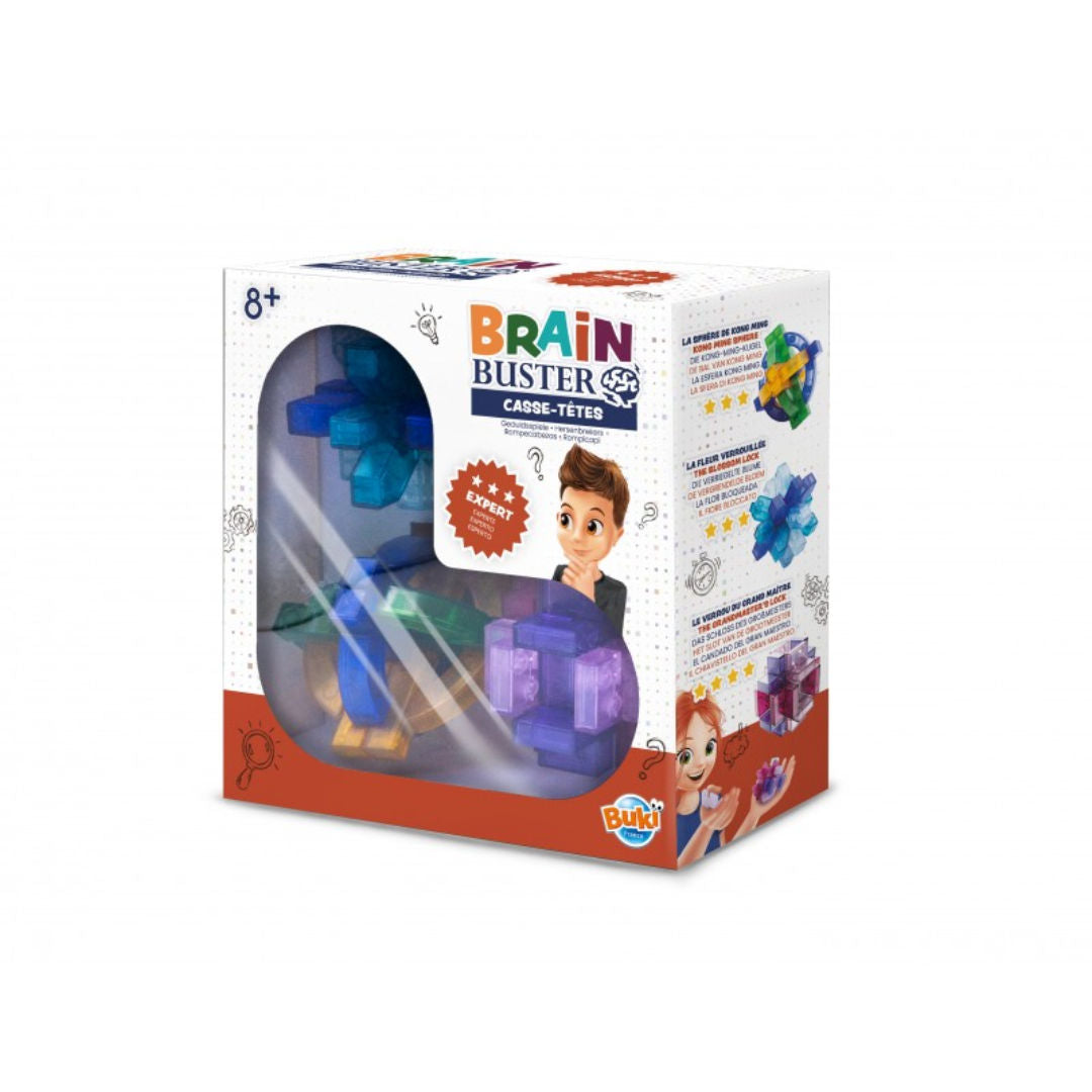 Buki France Brain Buster Expert Level Chinese Puzzles, (Pack of 3)