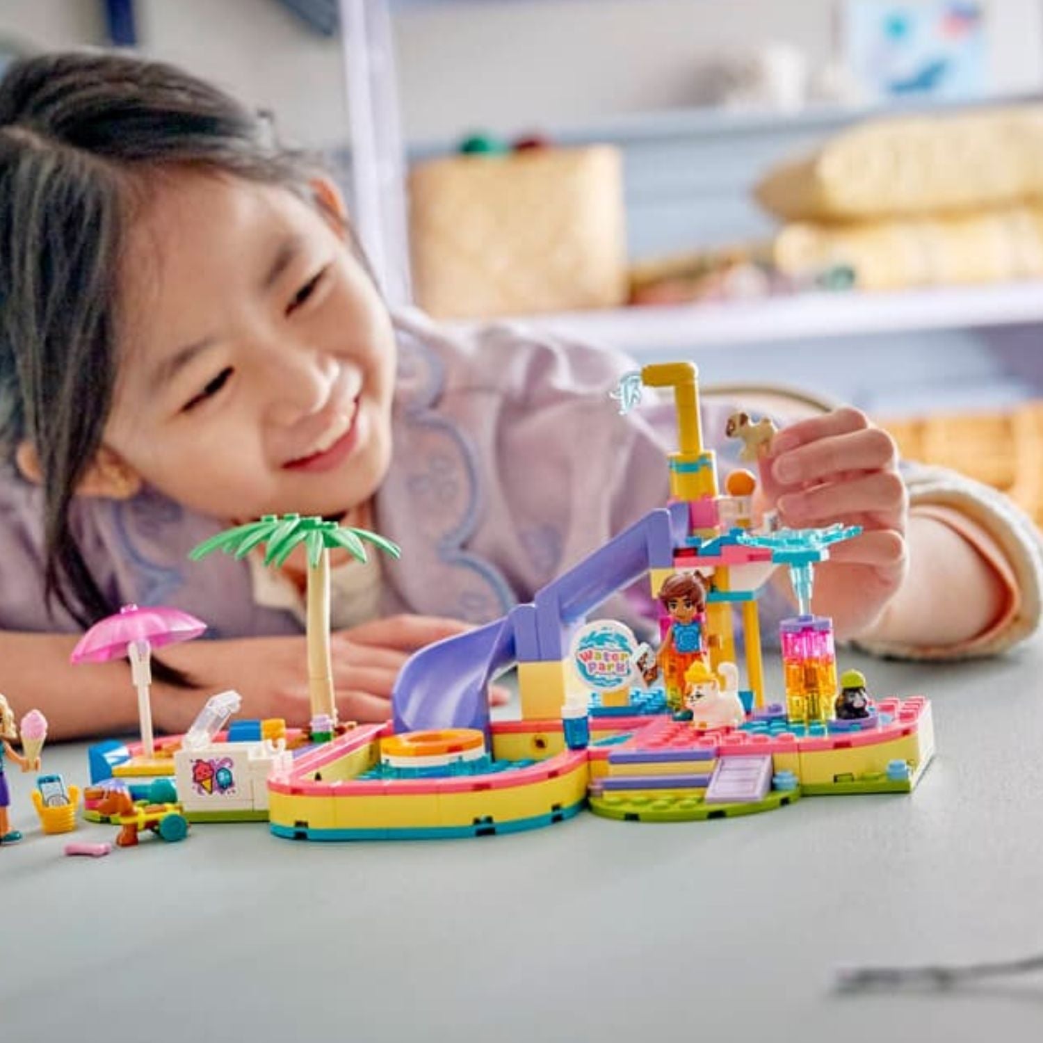 LEGO Friends 42676 Fun Water Park Day Building Toy Set, 278 Pieces for Girls Ages 6 Years and Above
