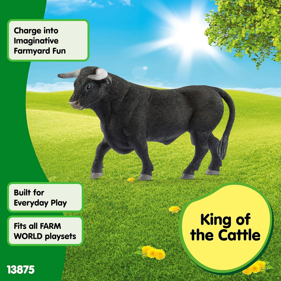 Black Bull Figure, Toddlers