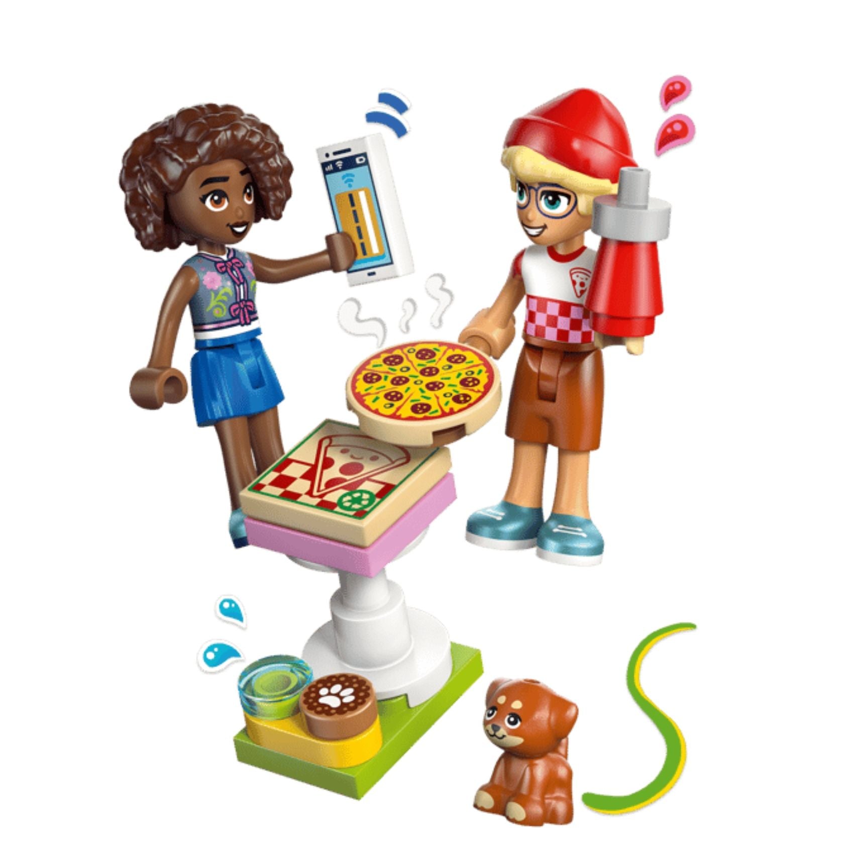 LEGO Friends 42694 Pizza Truck Building Toy Set, 190 Pieces for Girls and Boys Ages 6 Years and Above
