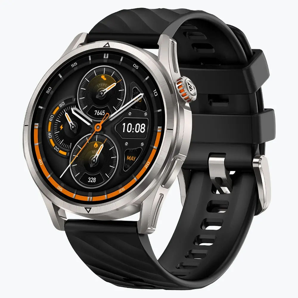 KOSPET Magic R10 GPS Smartwatch with 1.43” AMOLED Display, Dual-Band GNSS, Bluetooth Calling & 5ATM Waterproof