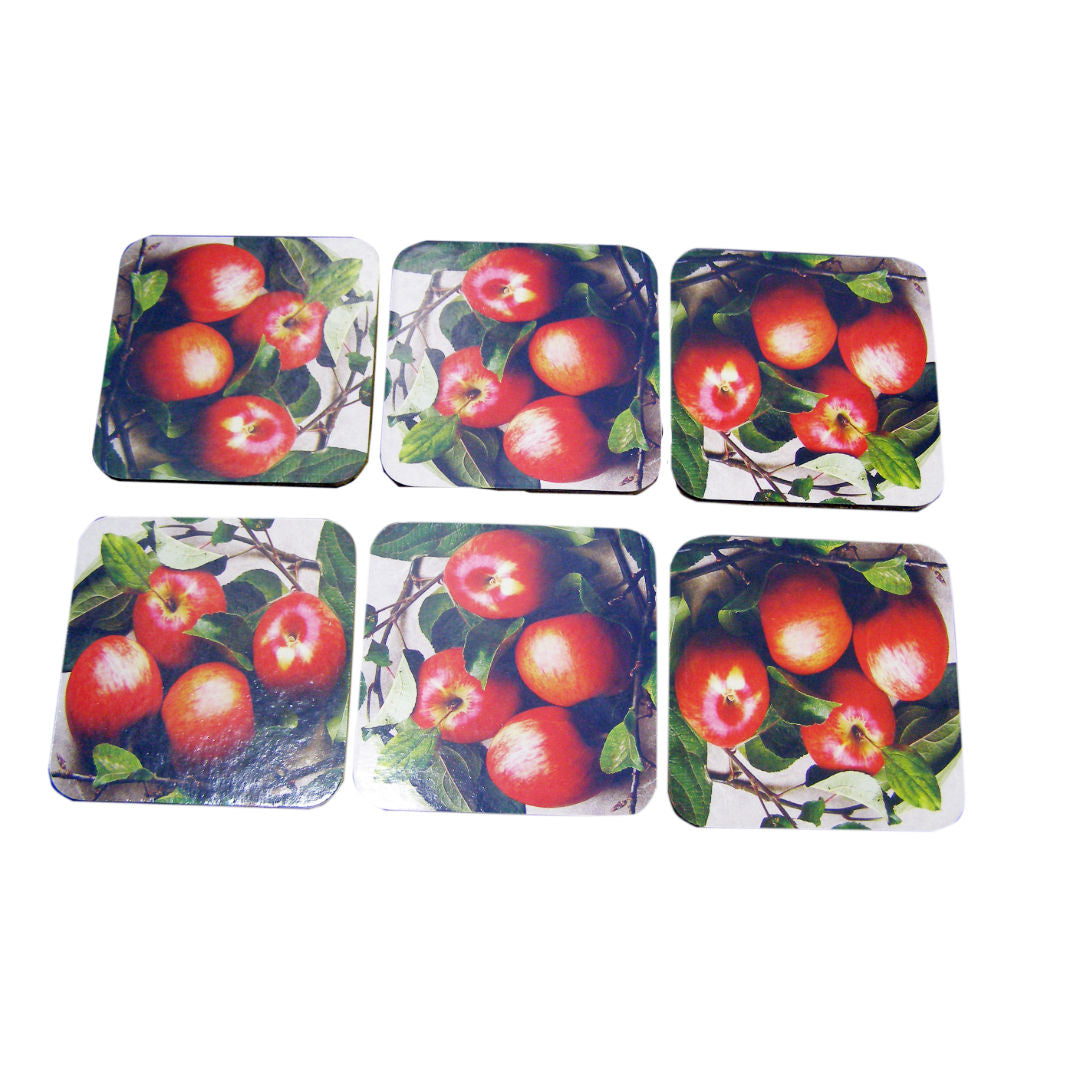 RSC Cork Backed Tea Coaster Set, 6 pieces