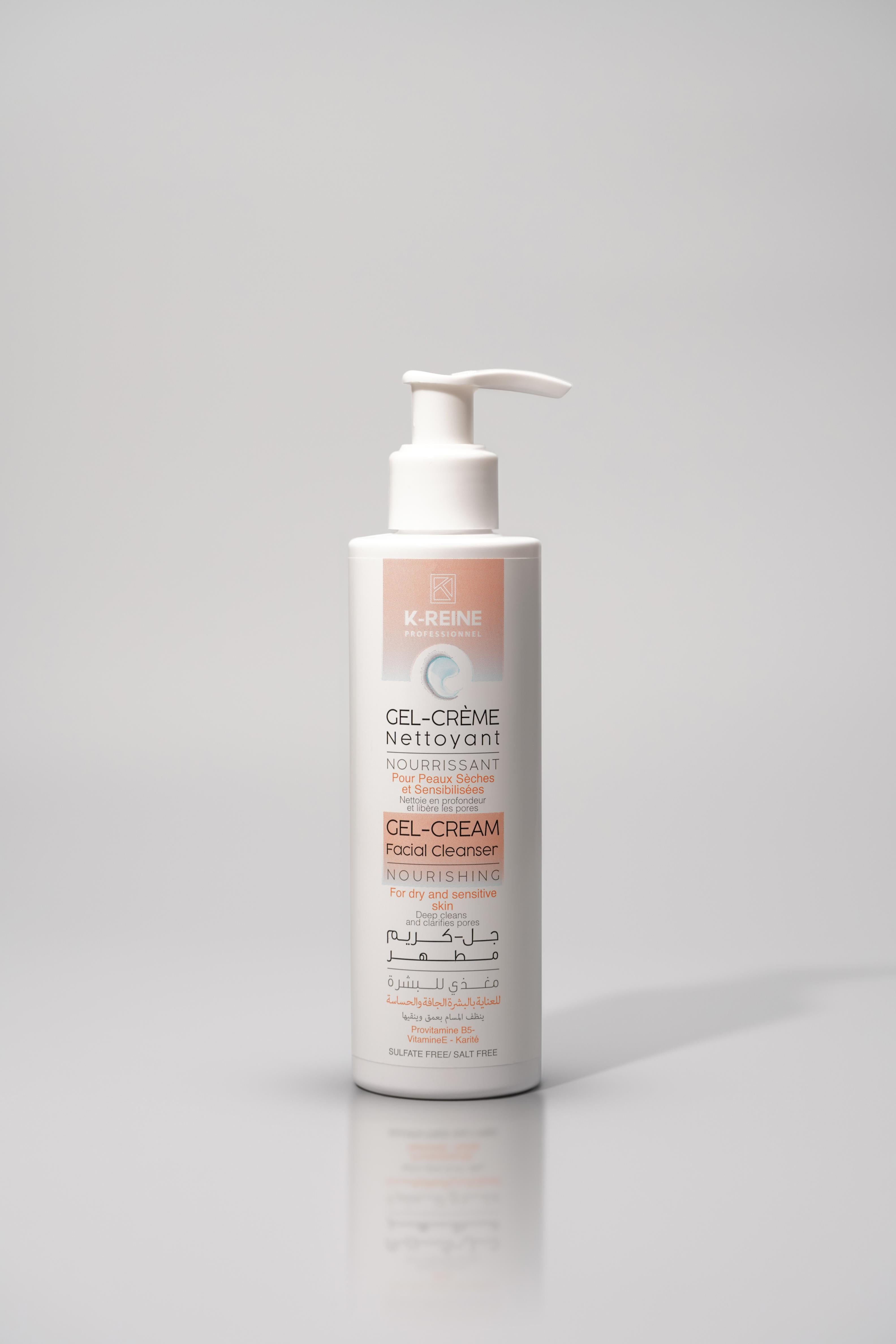 K-Reine Gel Cream Facial Cleanser Hydra-Confort, 200ml