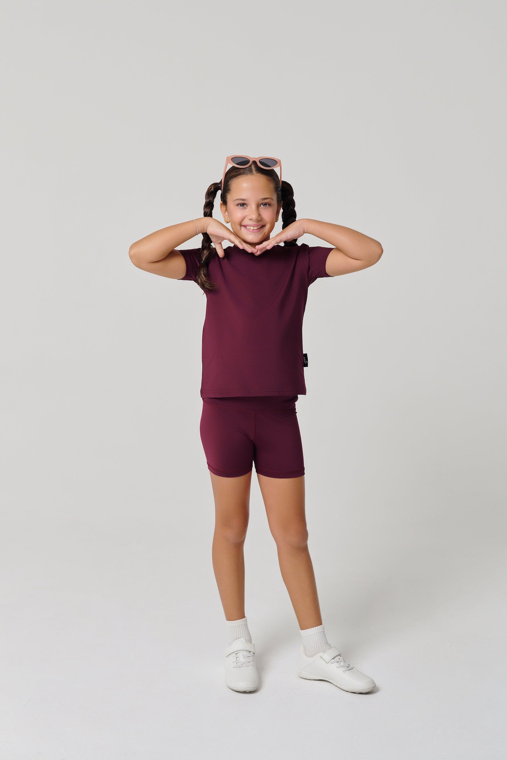 MULU Classic Kids Bikershorts - Maroon