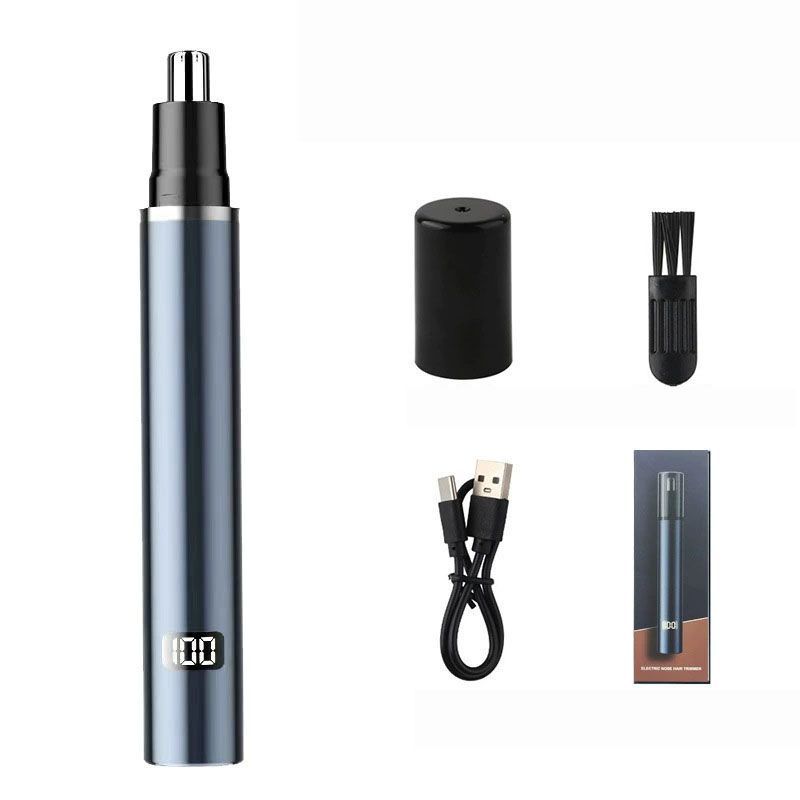 USB Nose Hair Trimmer with LED Display