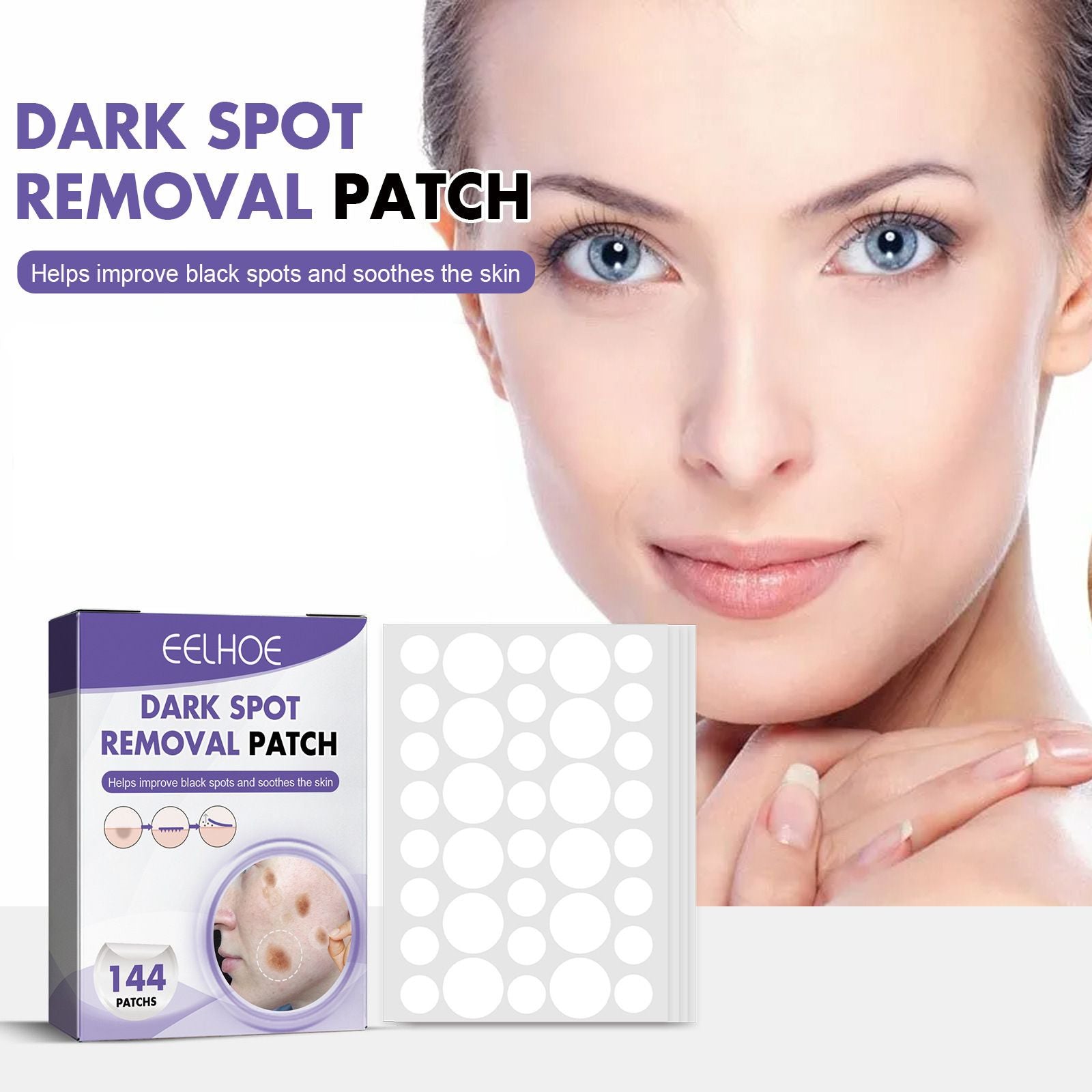 Facial Spot Treatment Patches Invisible Blemish Stickers 144pcs