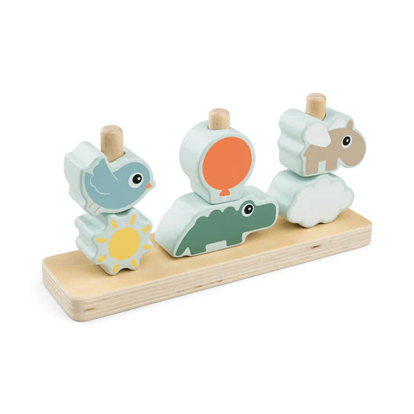 Done By Deer Stacking Toy Happy Clouds Colour Mix