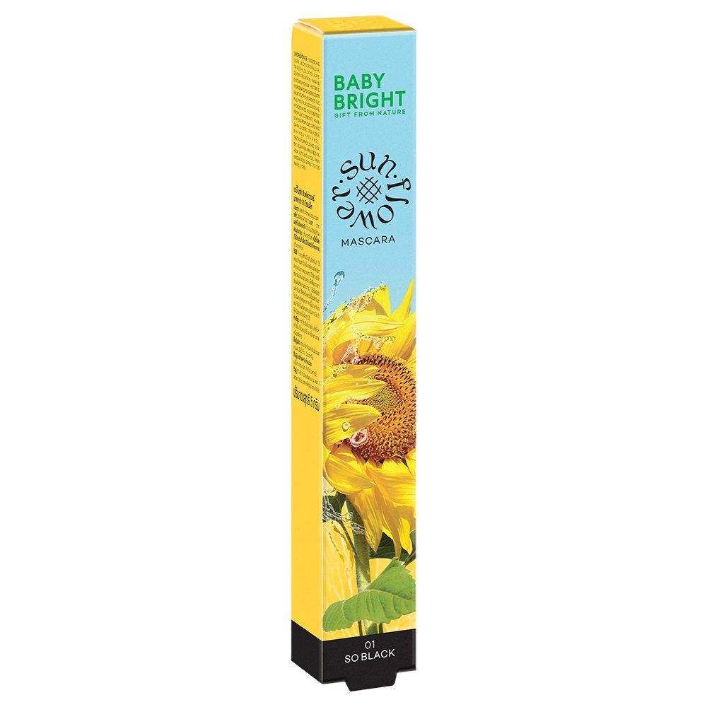 Sunflower Mascara 5g Baby Bright (M) 01 So Black