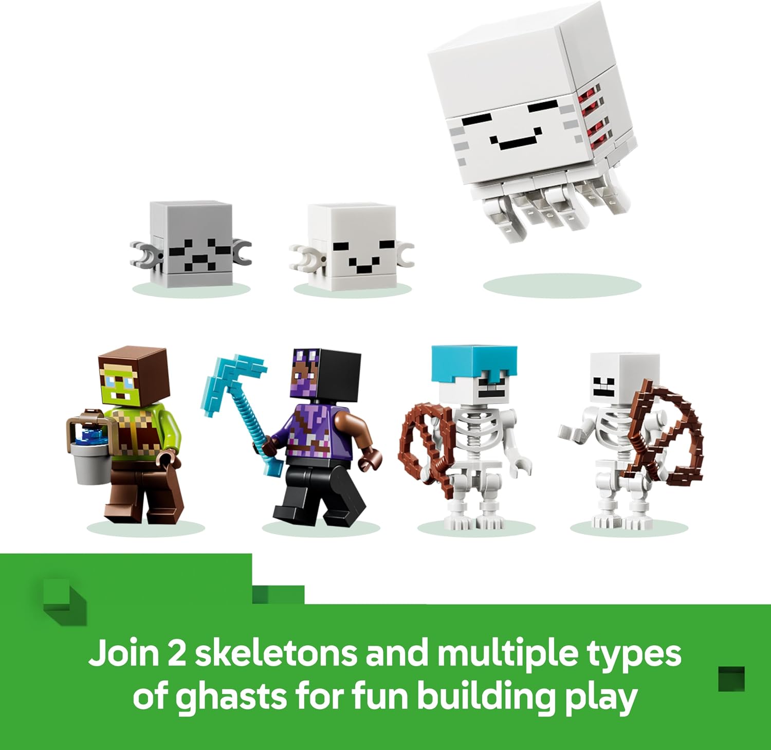 LEGO Minecraft Ghast Station Building Set-754 Pieces, Age 9+ Years