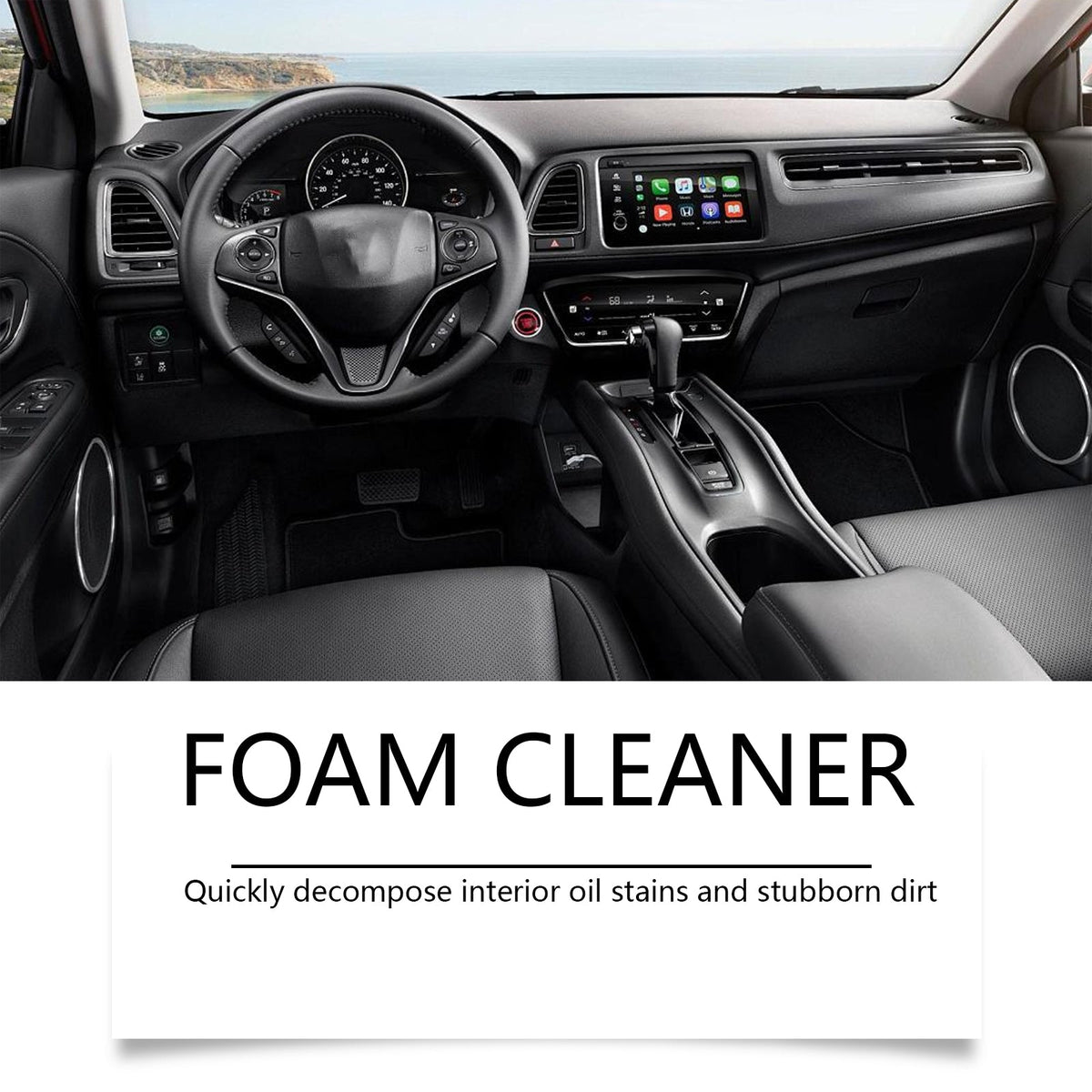 Car Interior Cleaning Spray, Gentle, Decontamination, Universal, Portable, Fast Stain Removal ,1set