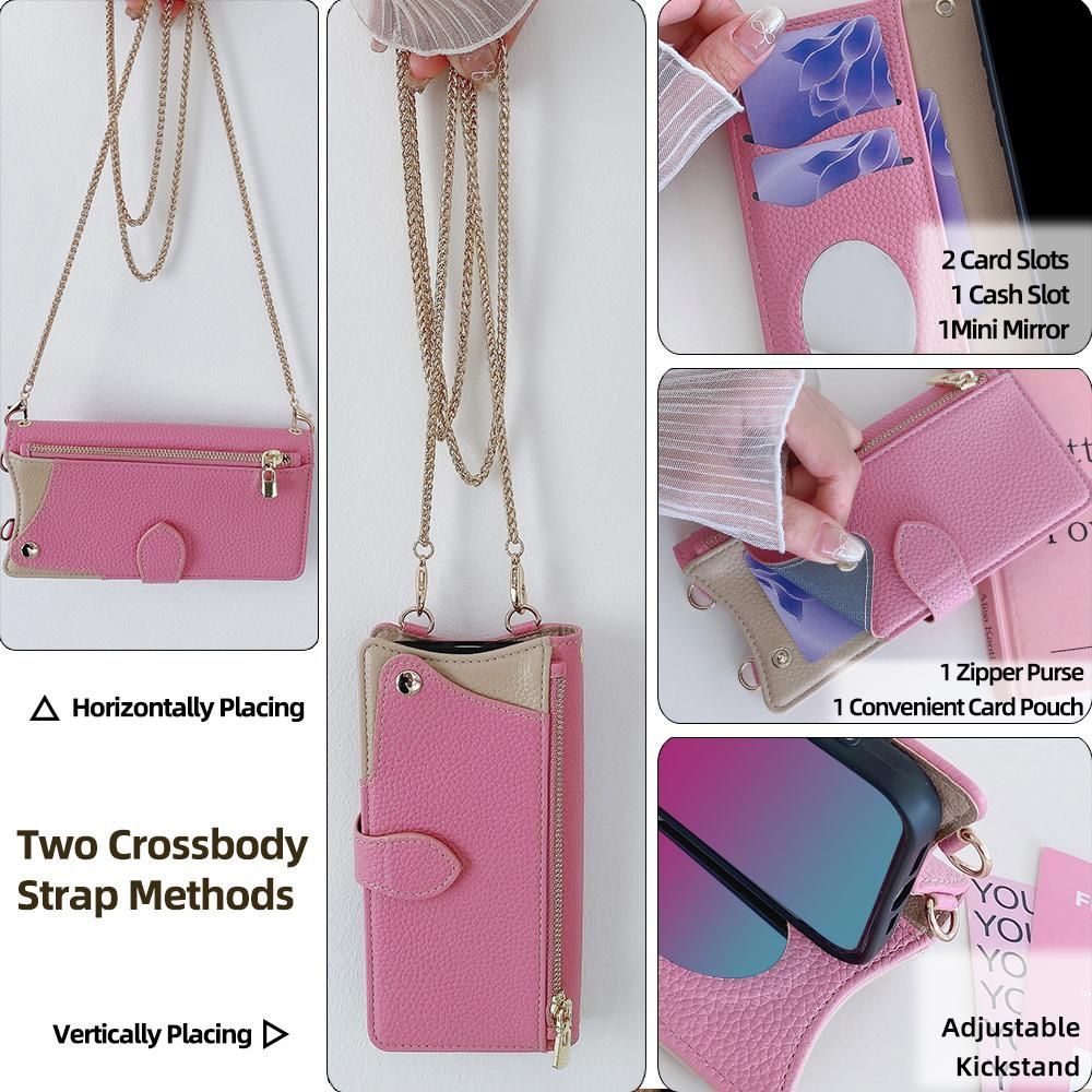 Litchi Leather Case For Huawei nova 12i / Enjoy 70 Pro