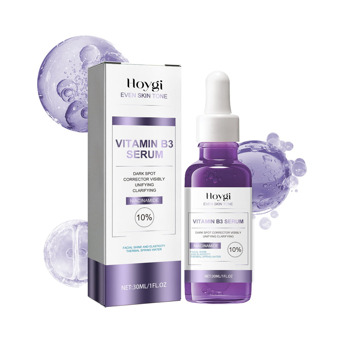 Vitamin B3 Serum for Firming and Moisturizing, Brighten Skin, Reduce Wrinkles ,30ml