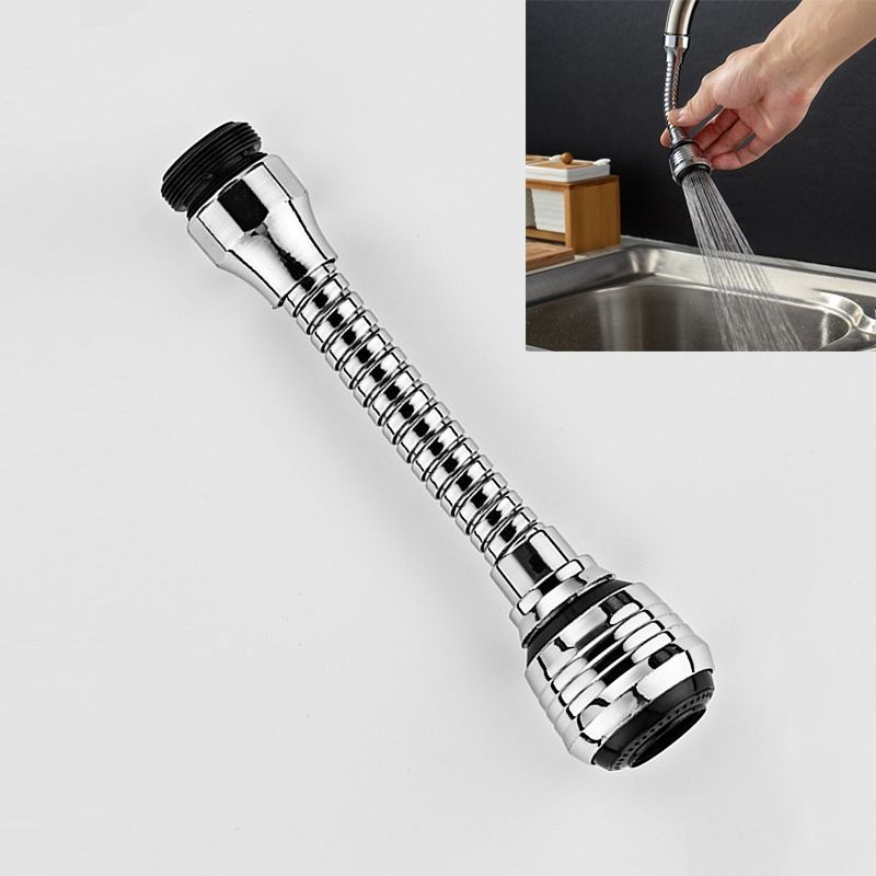 360 Degree Rotate Kitchen Accessories Long Water Bubbler Filter Water Saving Aerator Nozzle Tap Long Water Bubbler Filter