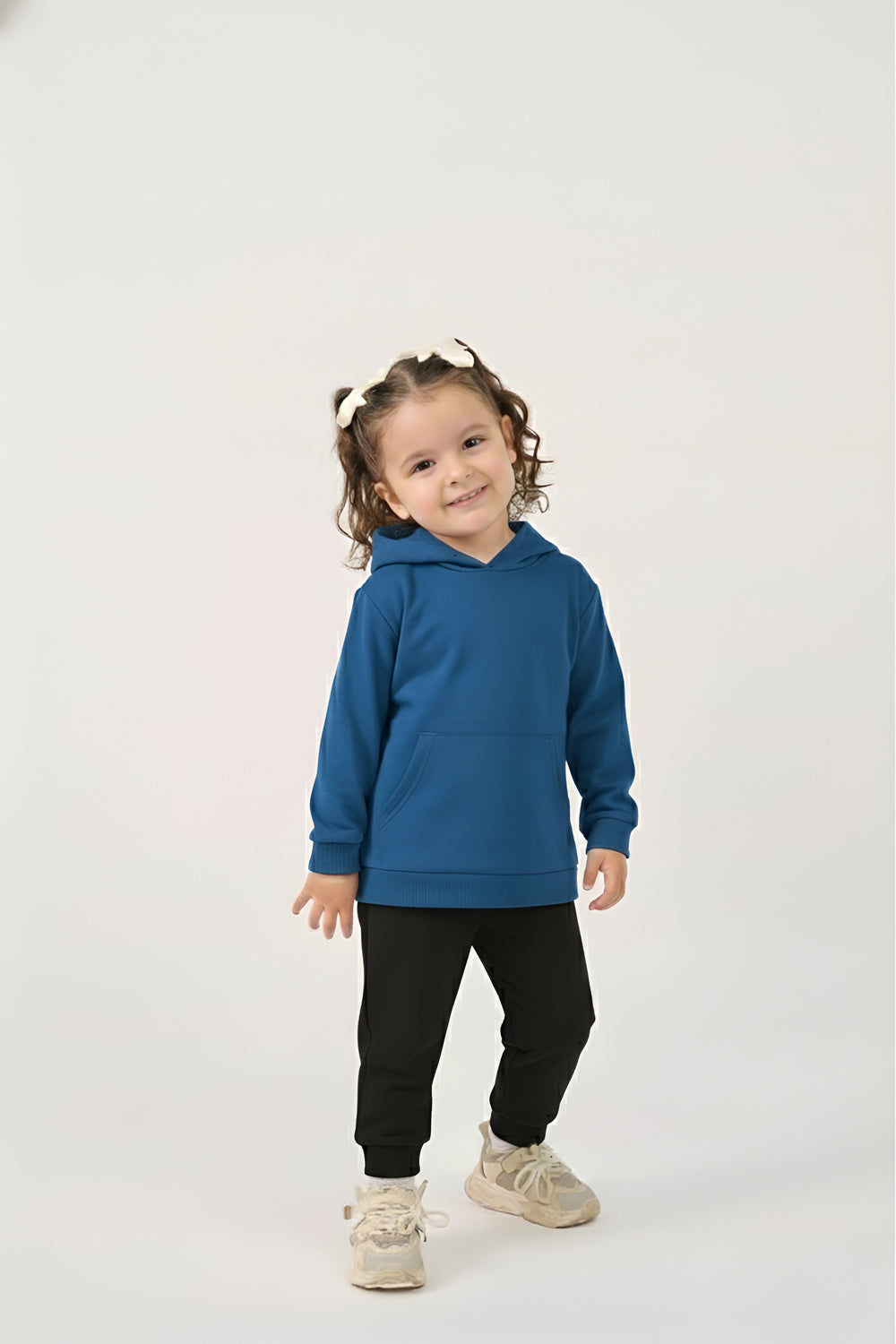 MULU Classic Baby Oversized Hoodie - Teal Blue