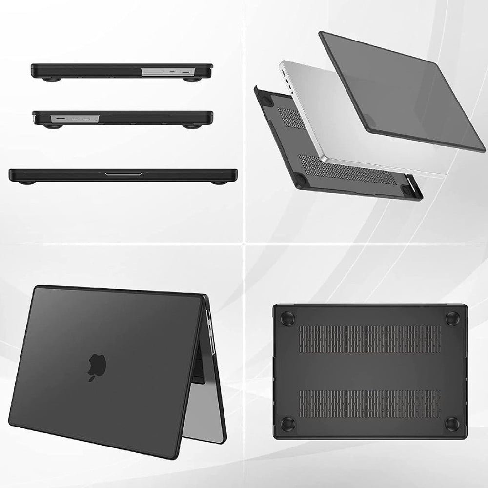 Blupebble Frost Snap Shell Protective Case for MacBook Air 15-inch M2/M3