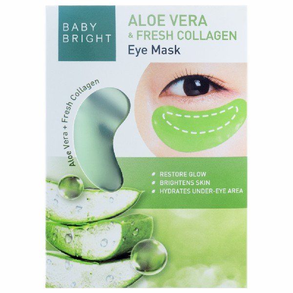 Aloe Vera & Fresh Collagen Eye Mask 2.5g x 1Pair  BABY BRIGHT (F) (Y2022)