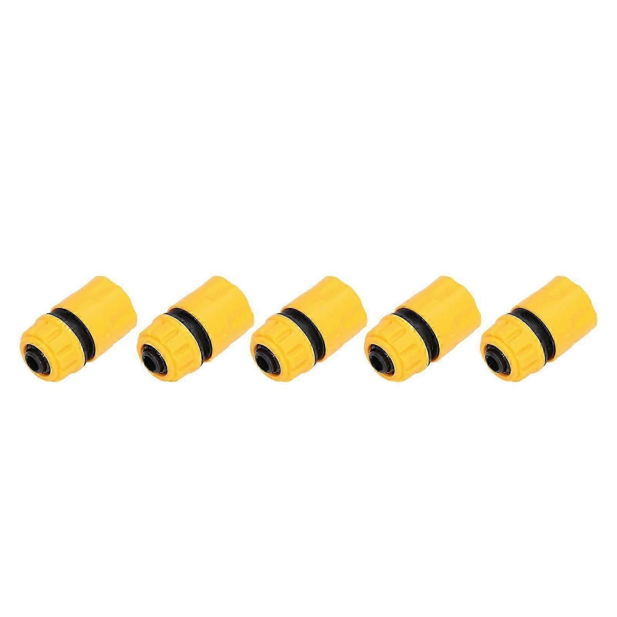 5pcs Hose Adapter Pipe Connector Fitting Abs 3/4in Quick Connection Set Kit For Garden