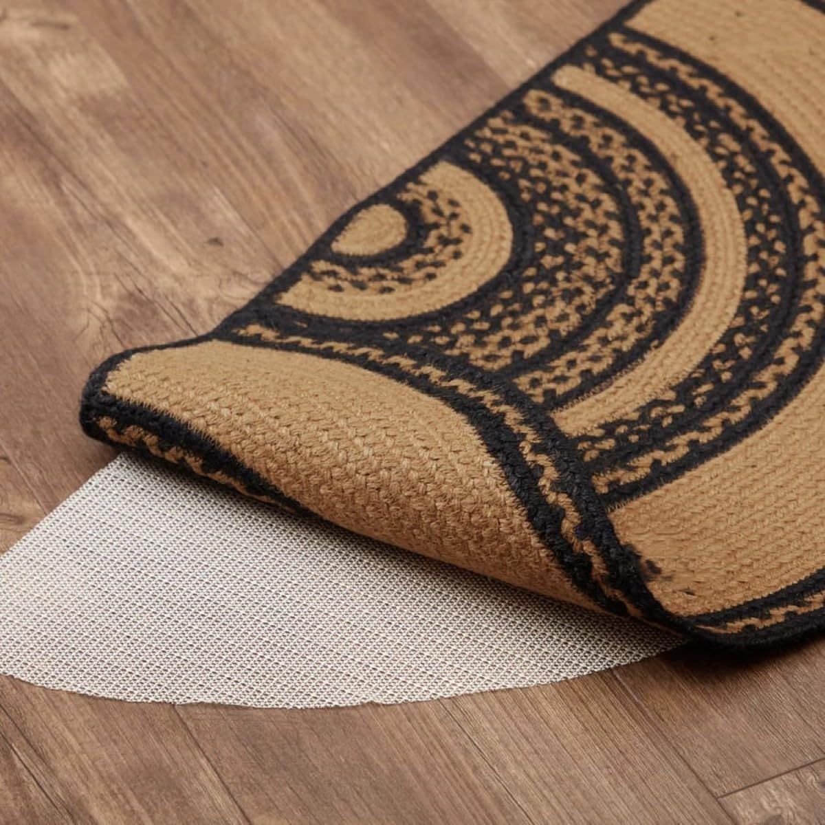 AIESY®  Beautiful Reversible Braided Stars Eco-Friendly Rug