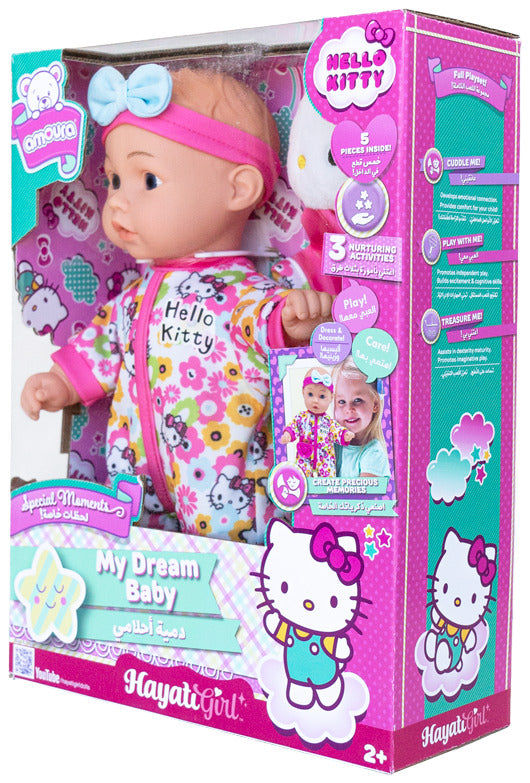 HELLO KITTY AMOURA DOLL MY DREAM BABY SET 12