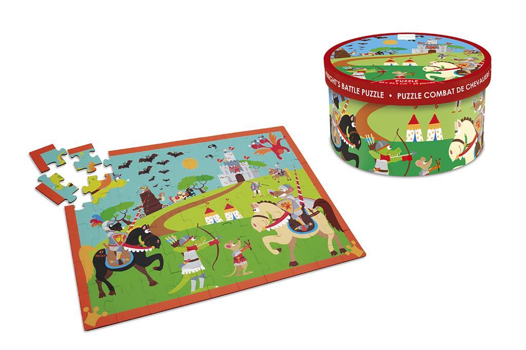 Knight's Battle 60 Pieces Puzzle