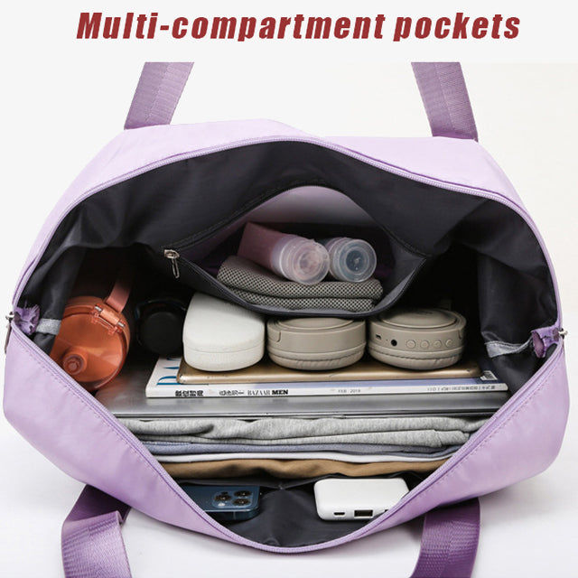 Waterproof Travel Folding Handbag - Compact, Durable & Portable Tote for Travel & Everyday Use