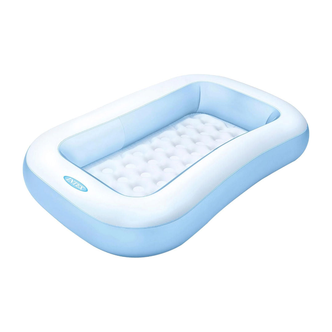 Intex Inflatable Rectangular Pool, Size 166x100x28cm