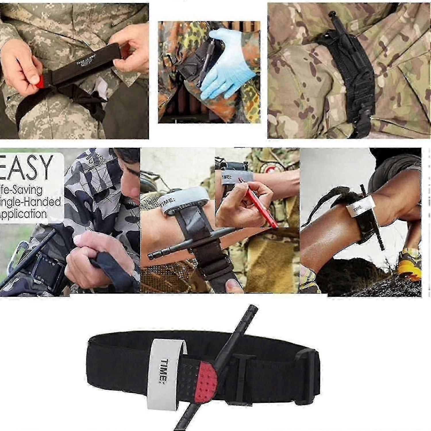 4pcs Outdoor Emergency Tourniquet Medical Military Tactical Emergency Tourniquet Strap First Aid Tactical Medic Life Saving