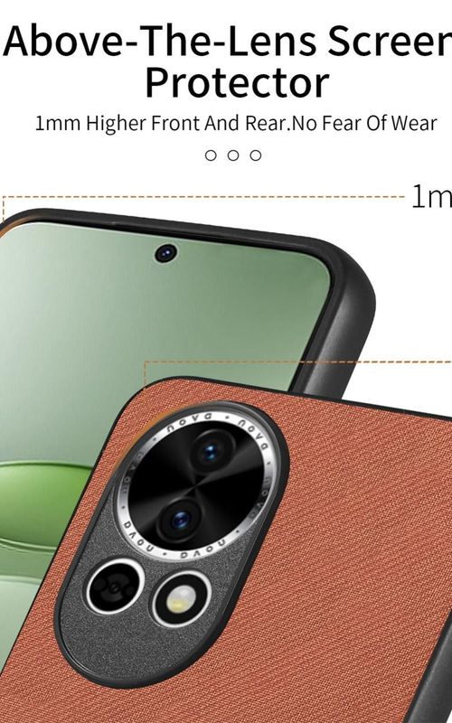Twill Fabric Leather Phone Case For Huawei nova 13